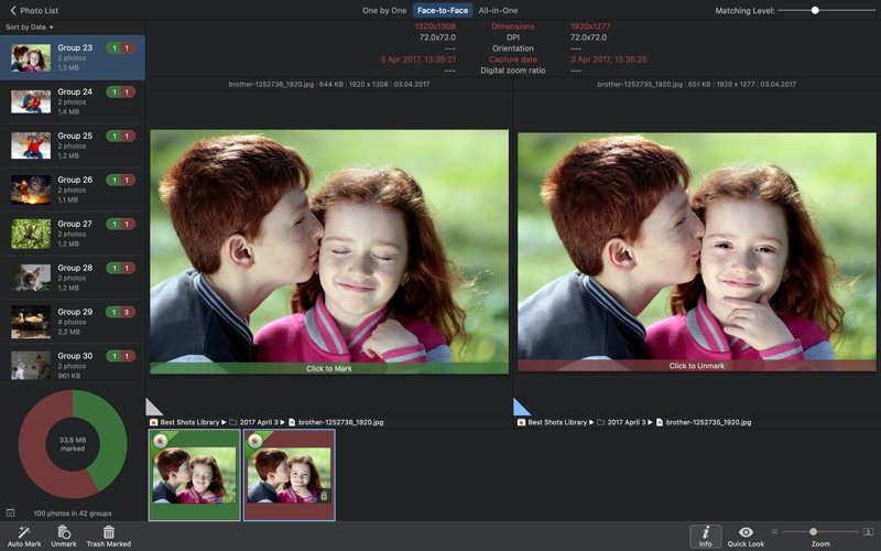 PhotoSweeper screenshot